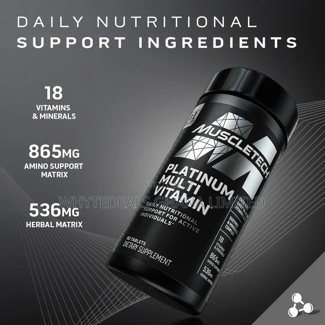 NEVER AGE AGAIN!Platinum Multi-Vitamins+Minerals+Amino Acids