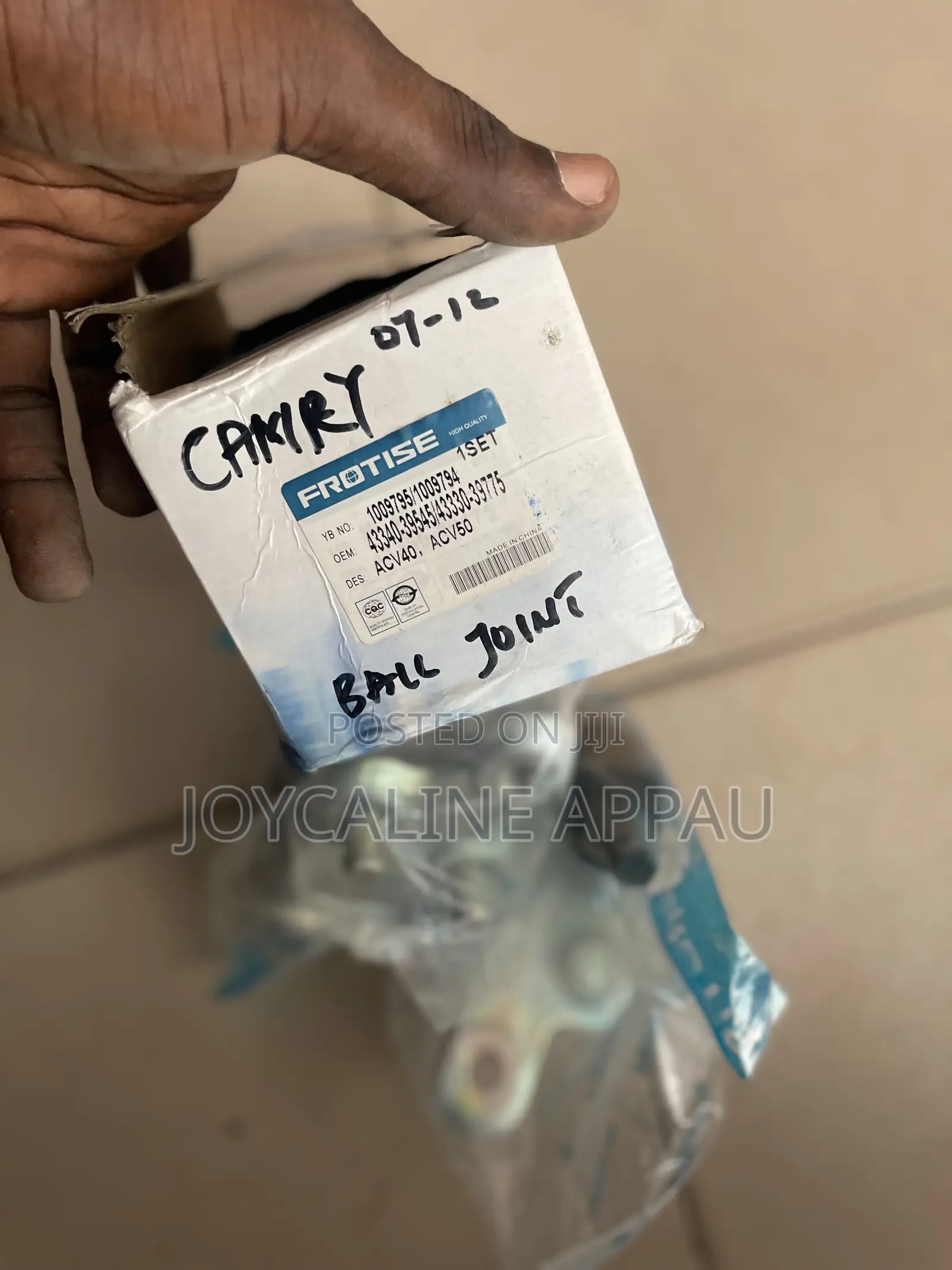 Original Toyota Camry Boll Joint 2007 to 2012