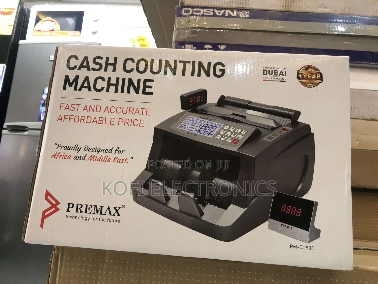 Premax Money Counter Detector PM -CC90D for Church or Shop