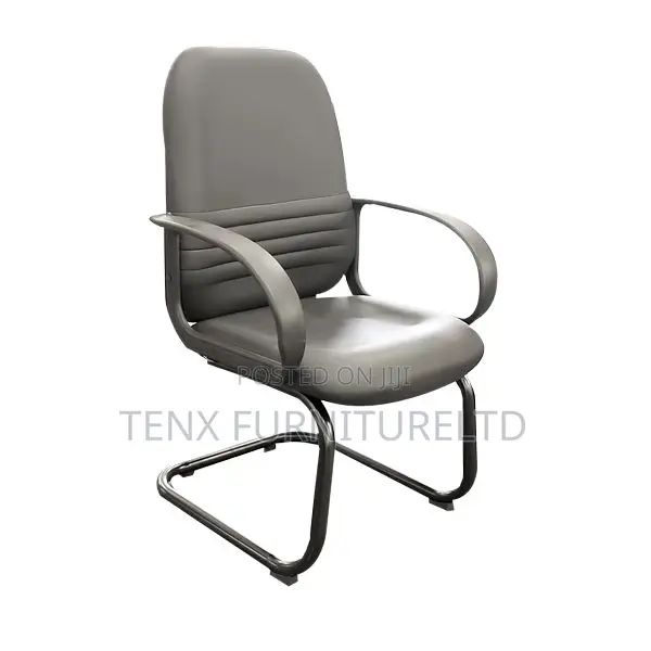 Visitor Chair W/Pl Armrest BLK
