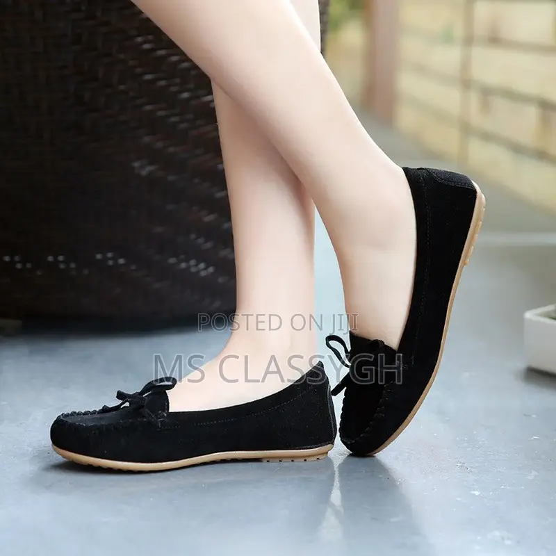Luxury Round Head Loafers Spring Shoes, Natural, Soft,Casua