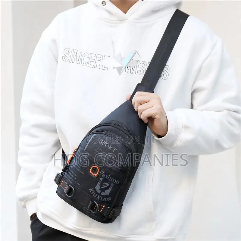 Waterproof Graffiti Chest Side Crossbody Bag