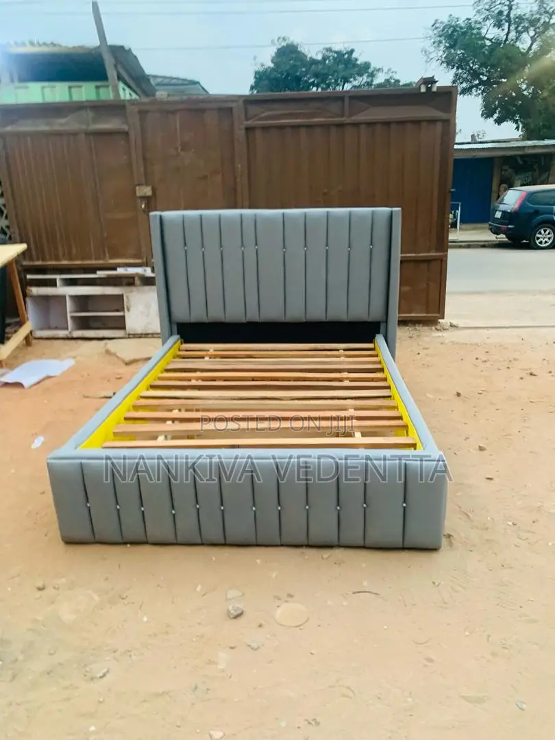 Leather Double Bed Frame