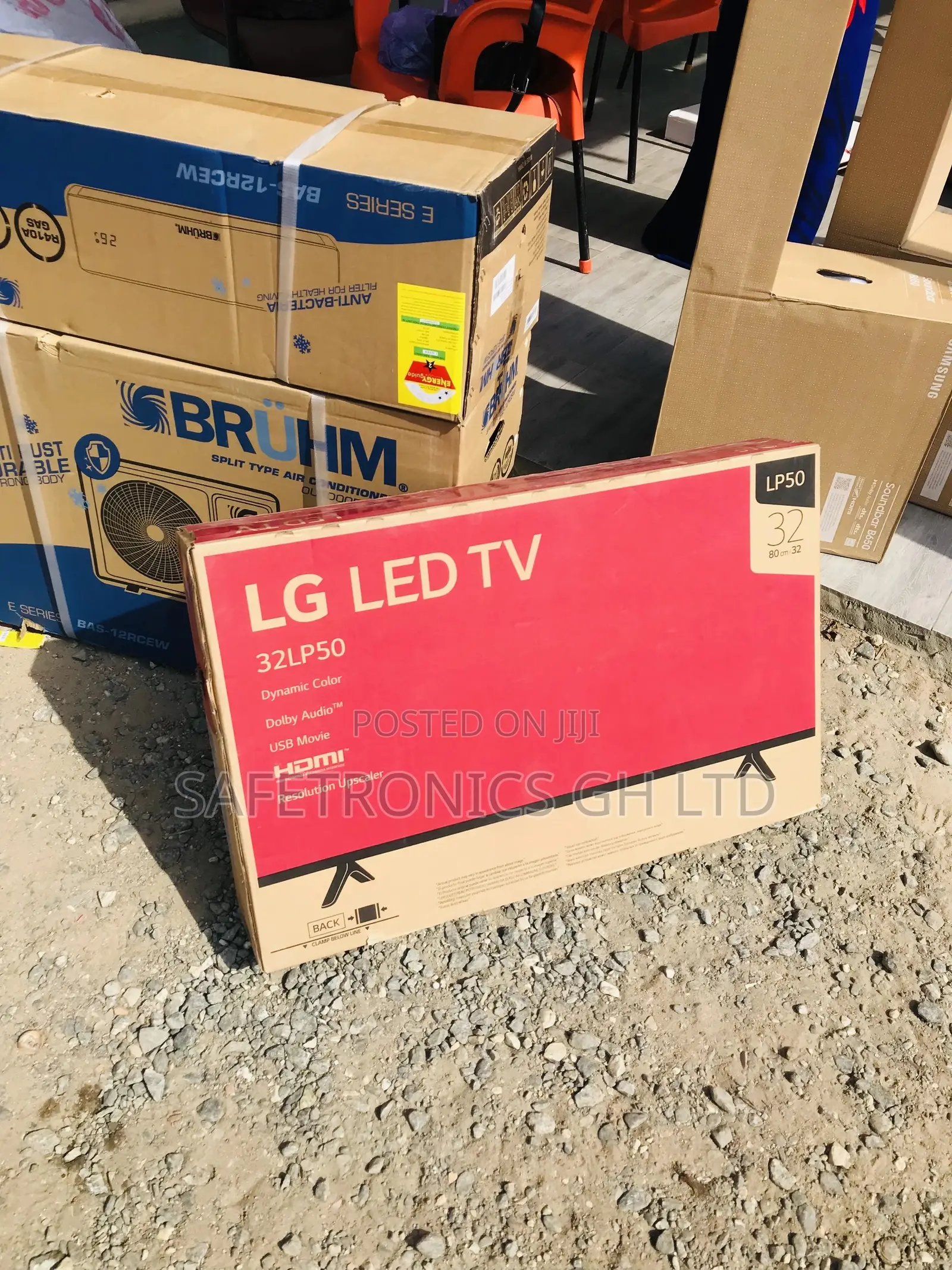 LP50 32 Inches LG Glossy Led Black Electric Smart Tv