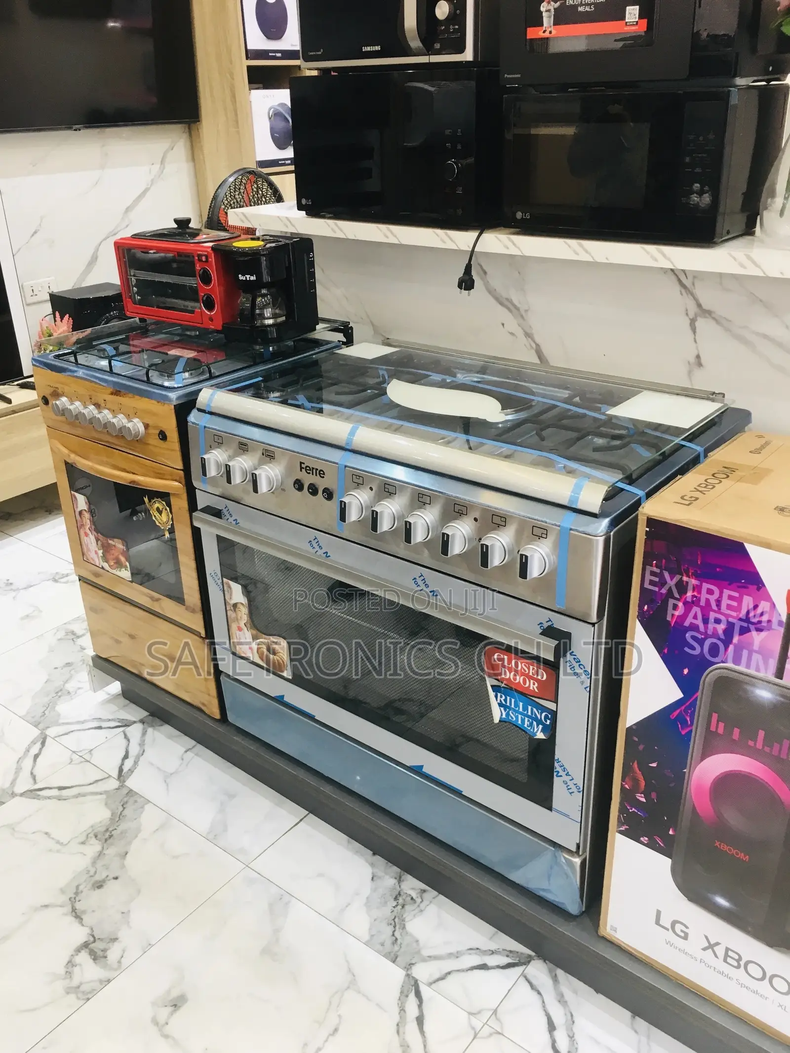 Oven With 60x90 4 Gas Cooker Ferre Gray 2 Electric