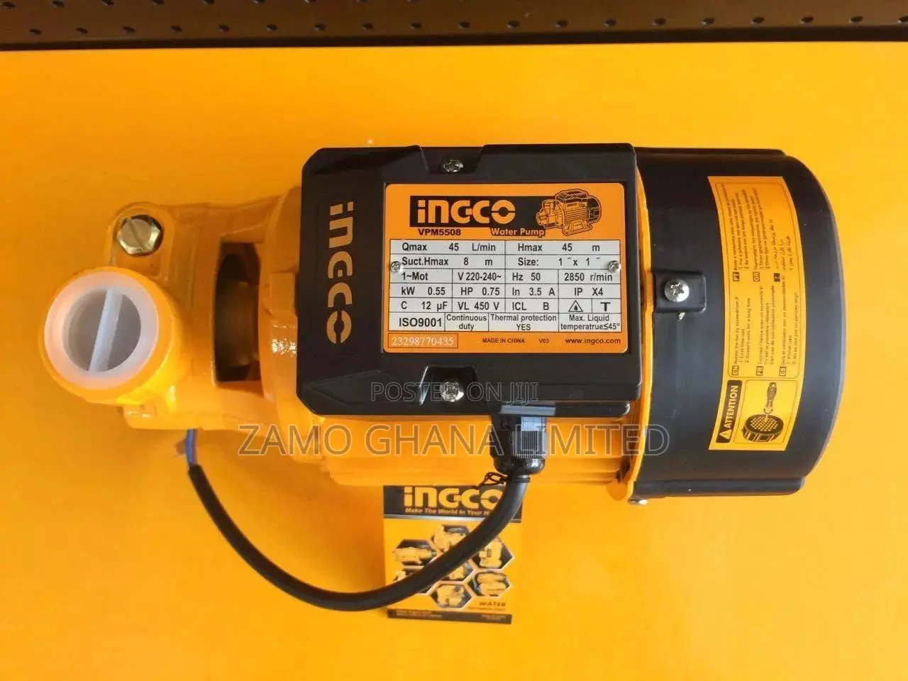Water Pump 550w(0.75hp) - Vpm5508