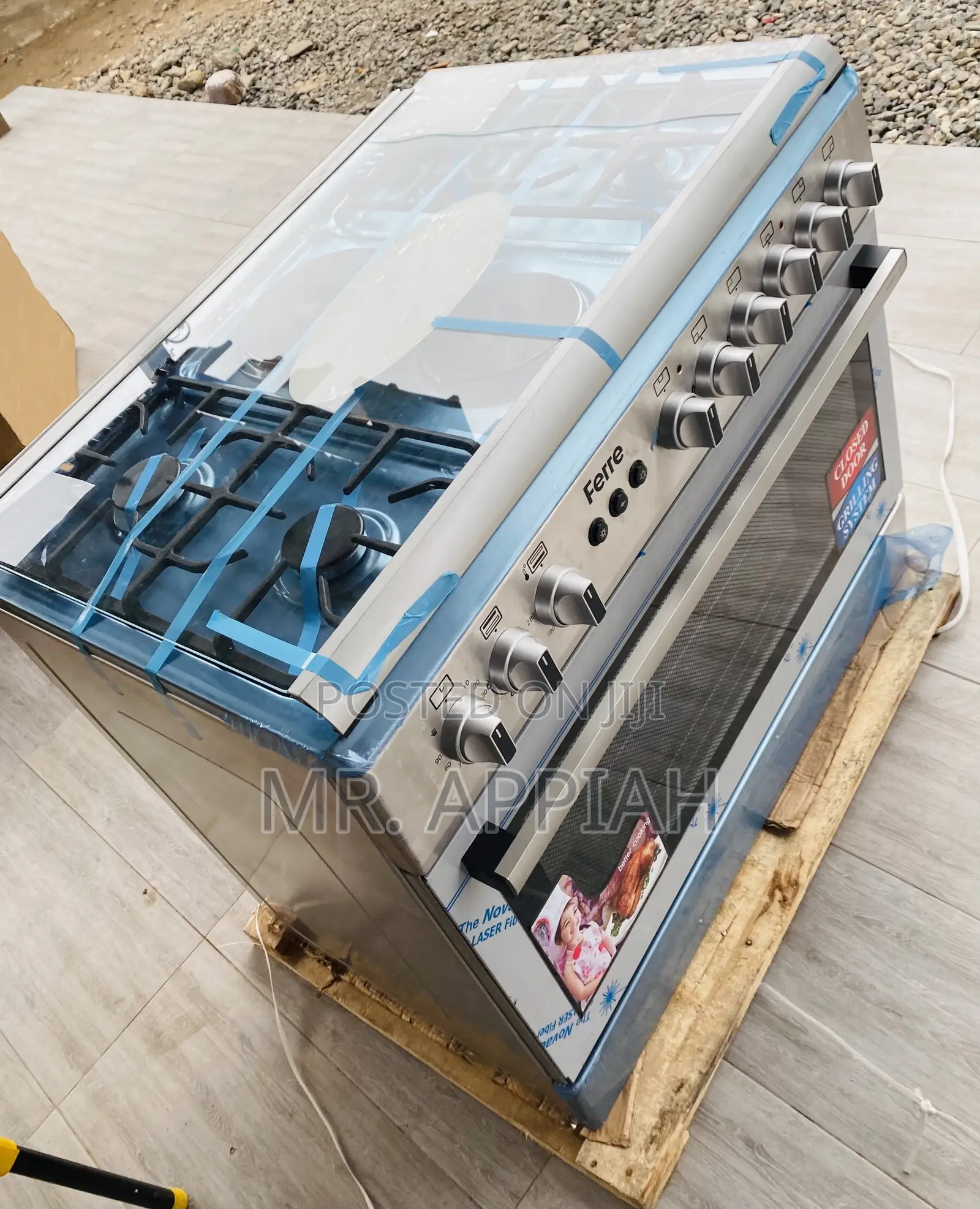 Purchase Ferre 60x90 4 Gas + 2 Electric Burner(Gray).