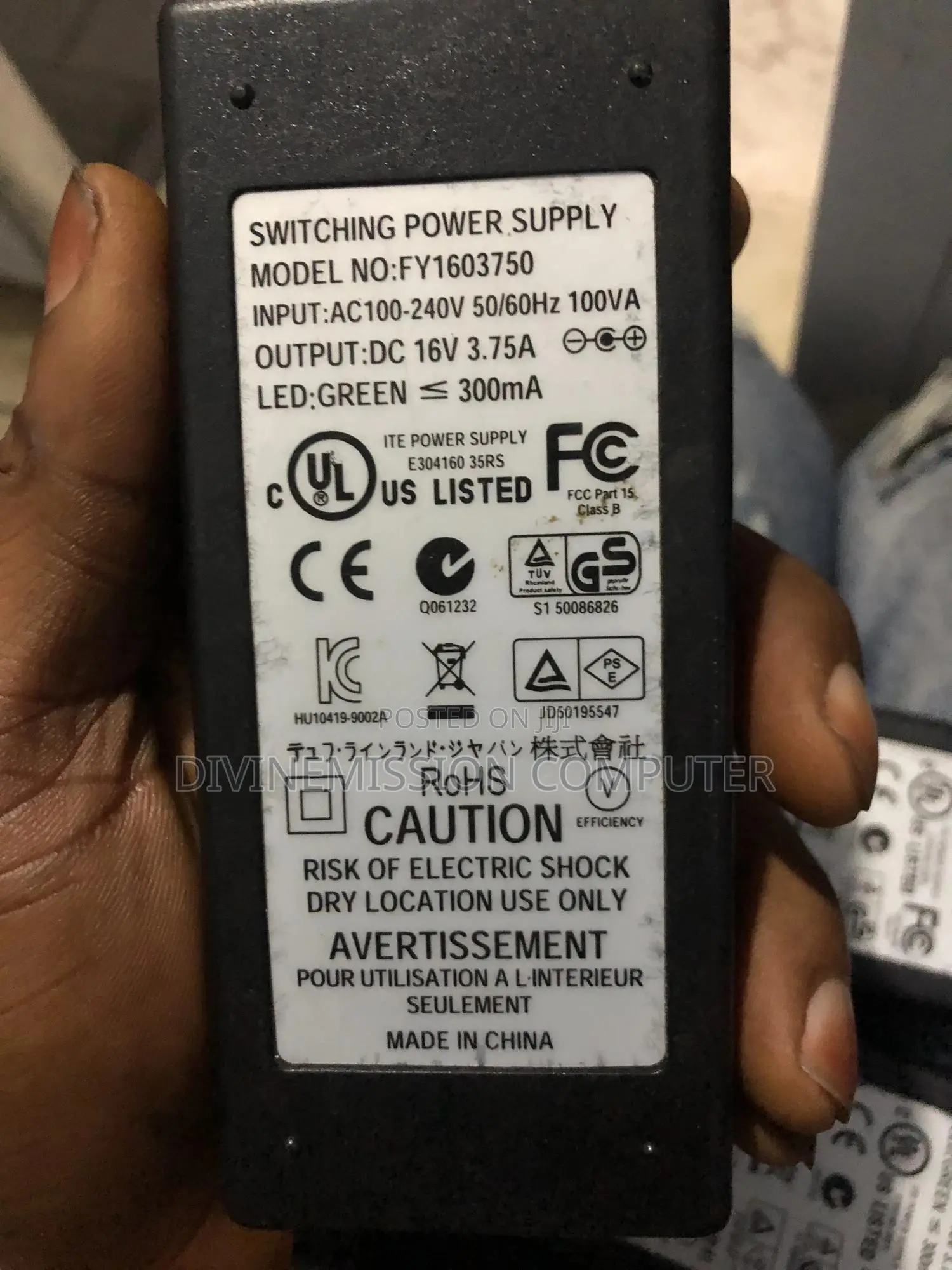 16v 3.75A Charger for Keyboard,Power Bank and So On