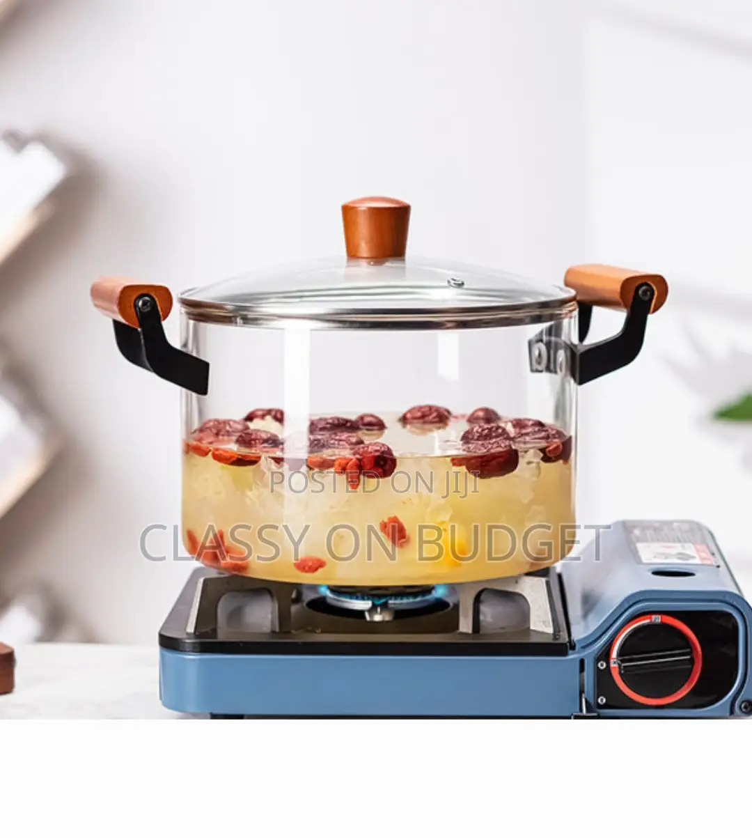 Transparent Glass Cooking Pot