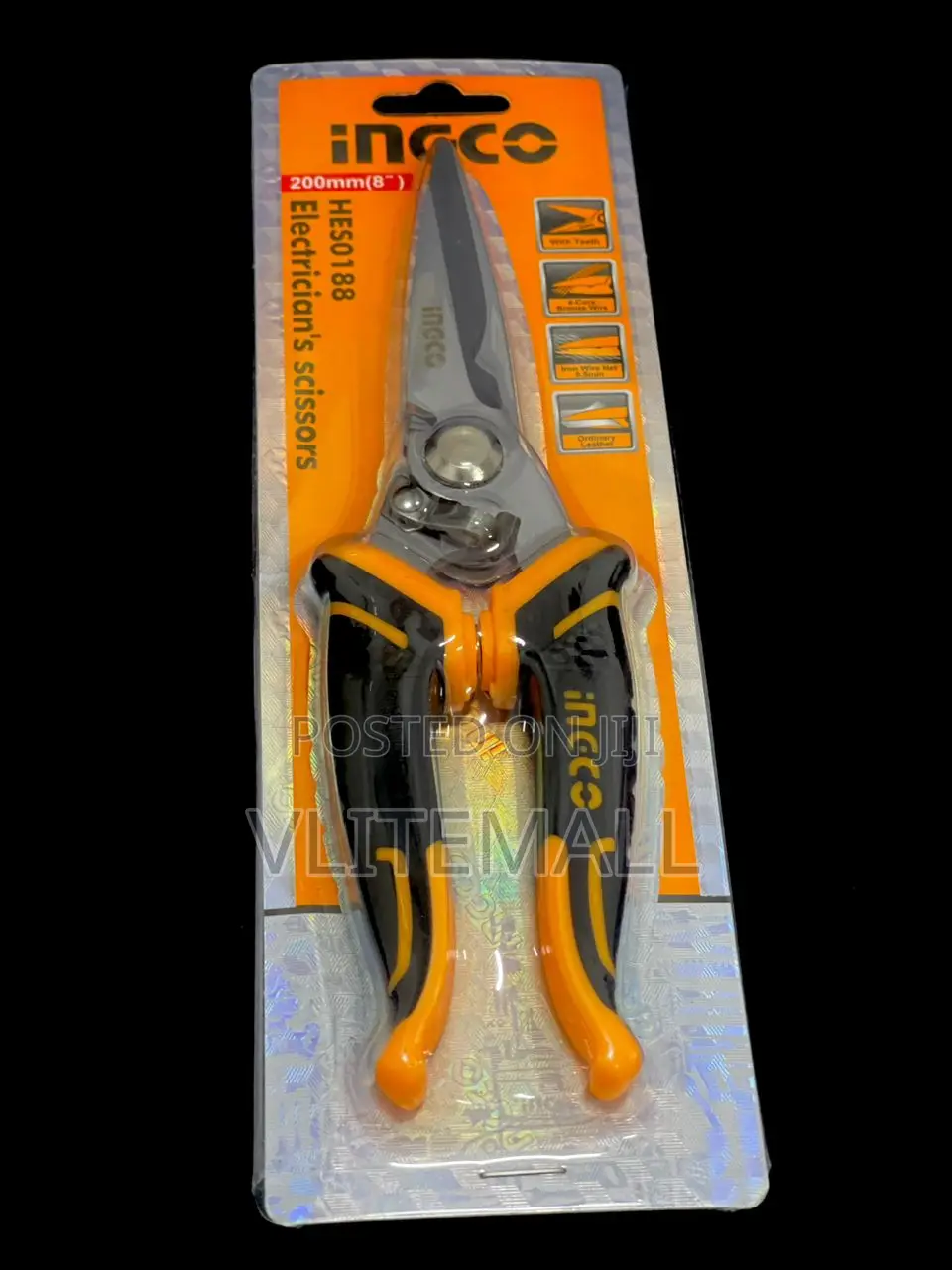 Electrician's Scissors 200mm(8") - Hes0188