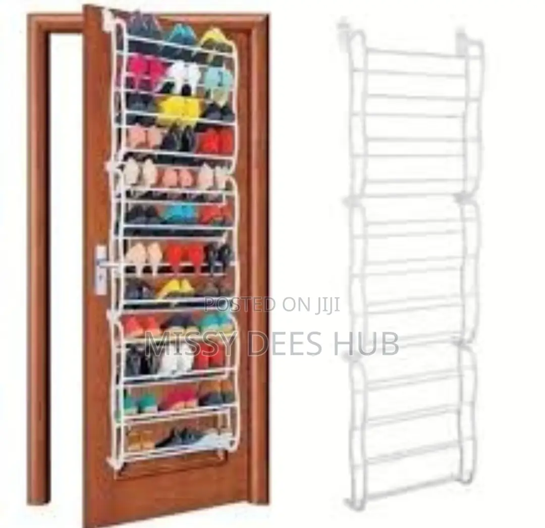 Over-the Door Shoe Rack - 36 Pairs