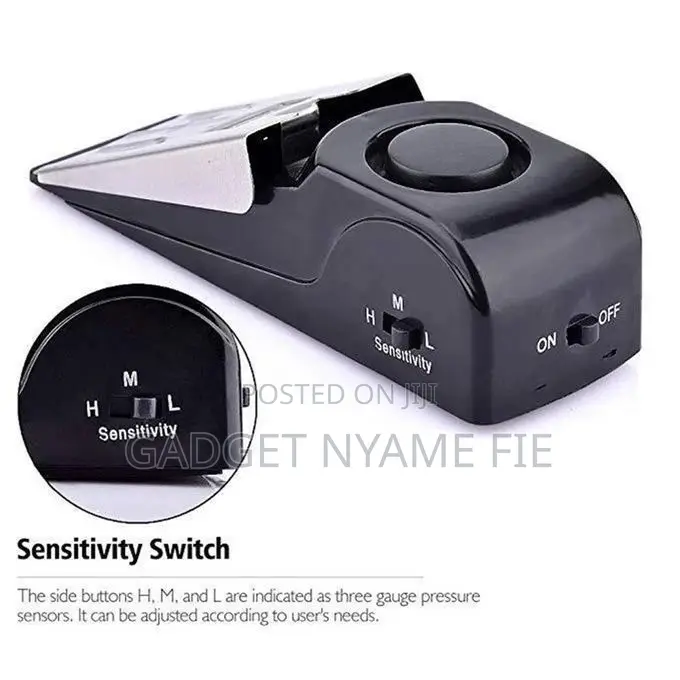 Portable Wireless Alarm Door Stopper