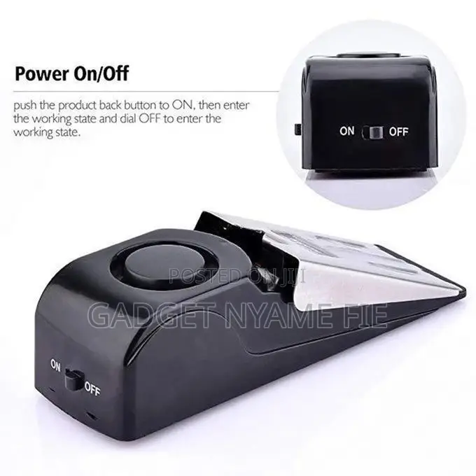 Portable Wireless Alarm Door Stopper