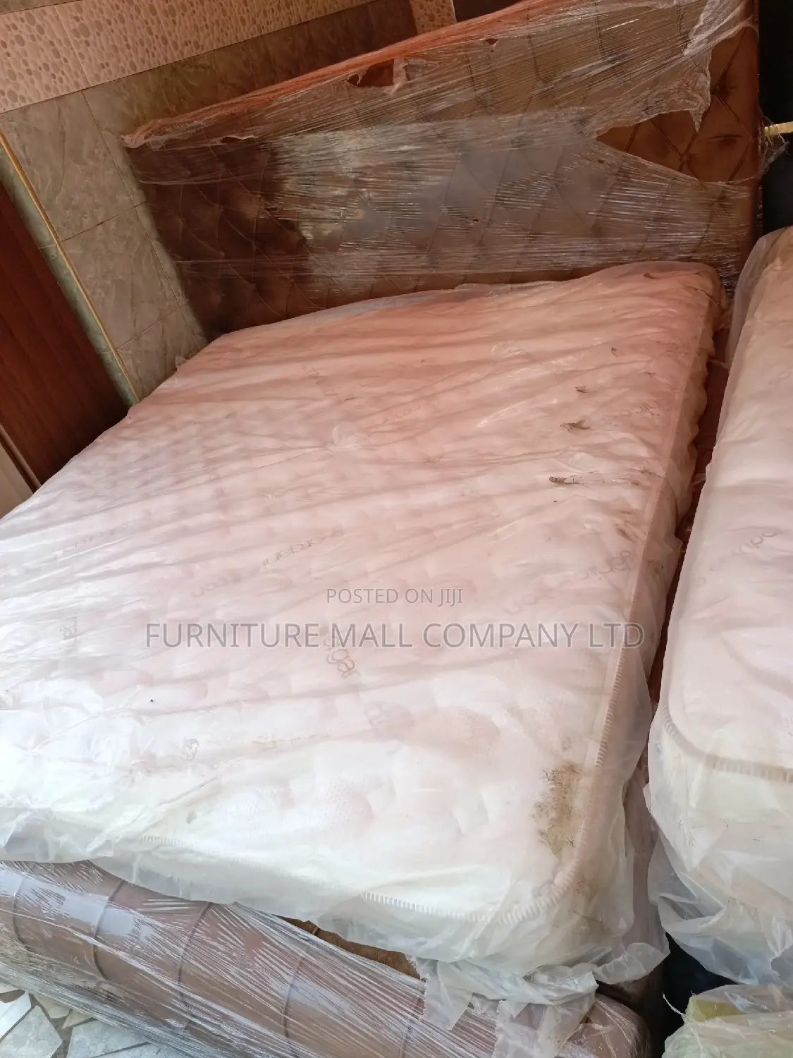 New Bed With Mattress. FURNITURE MALL COMPANY. Free Delivery
