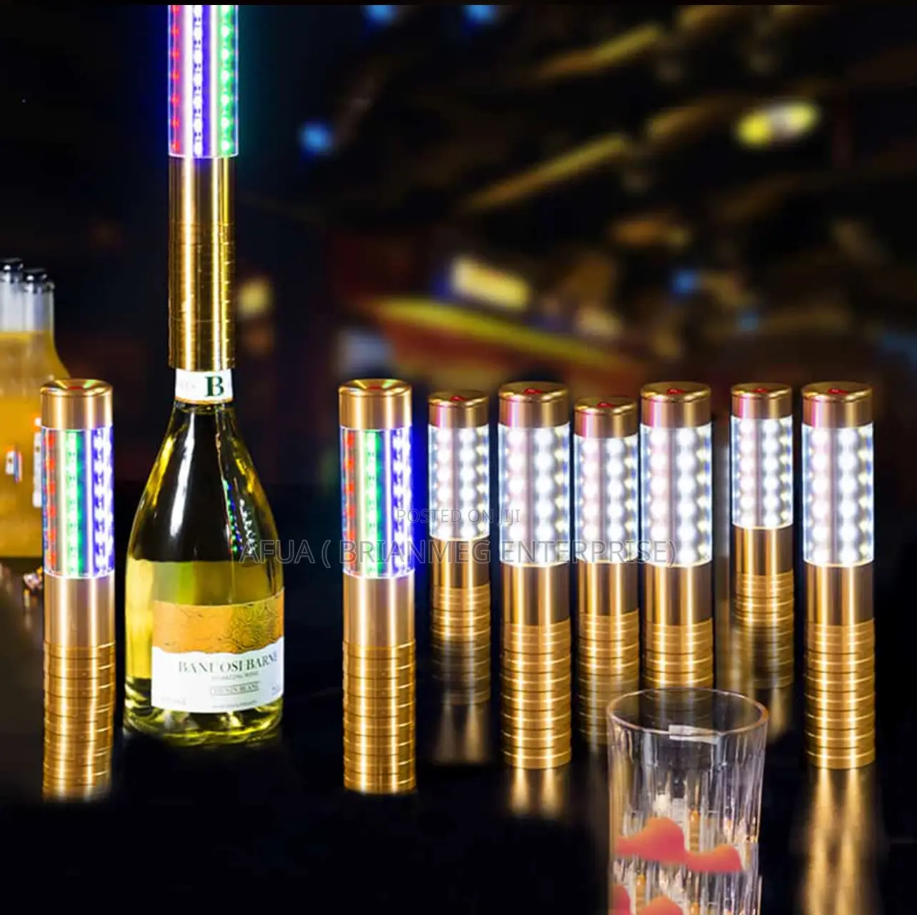 Champagne Led Lightning ( Plain Color) Colorful-420gh