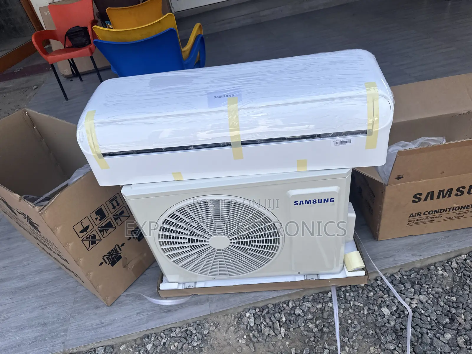 Cool Copper Condenser Samsung Split R410 Gas 2.5hp