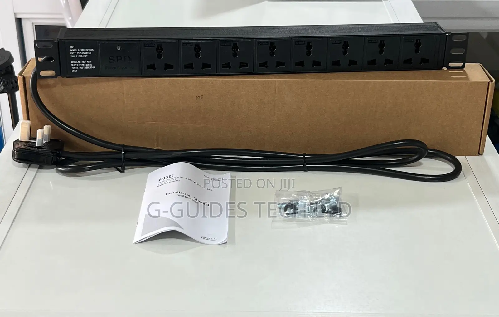8-Way Pdu Extension Board With Surge Protector, 8 Way Pdu