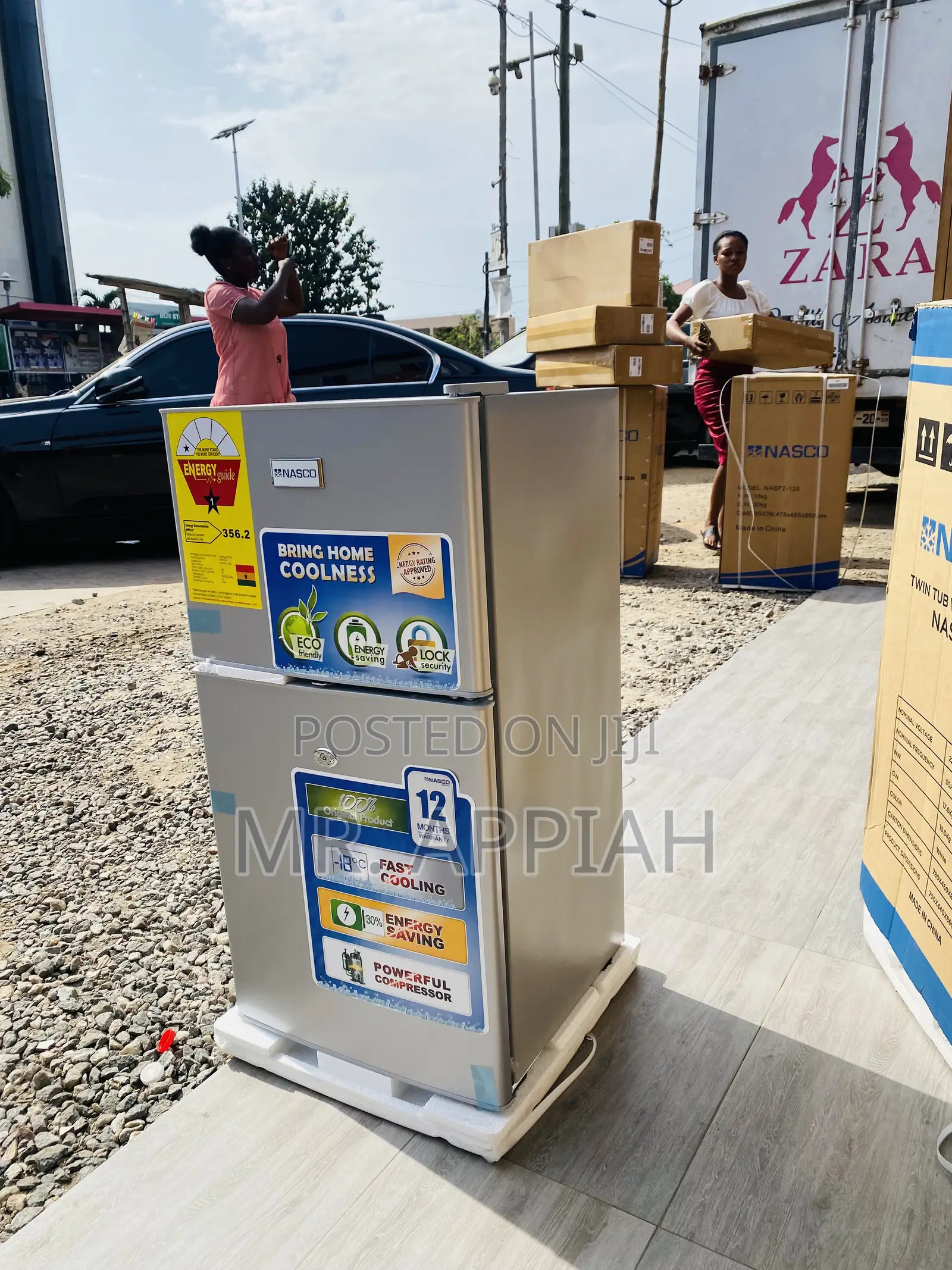 Extremely Cooling Nasco 2 Door Table Top Fridge.