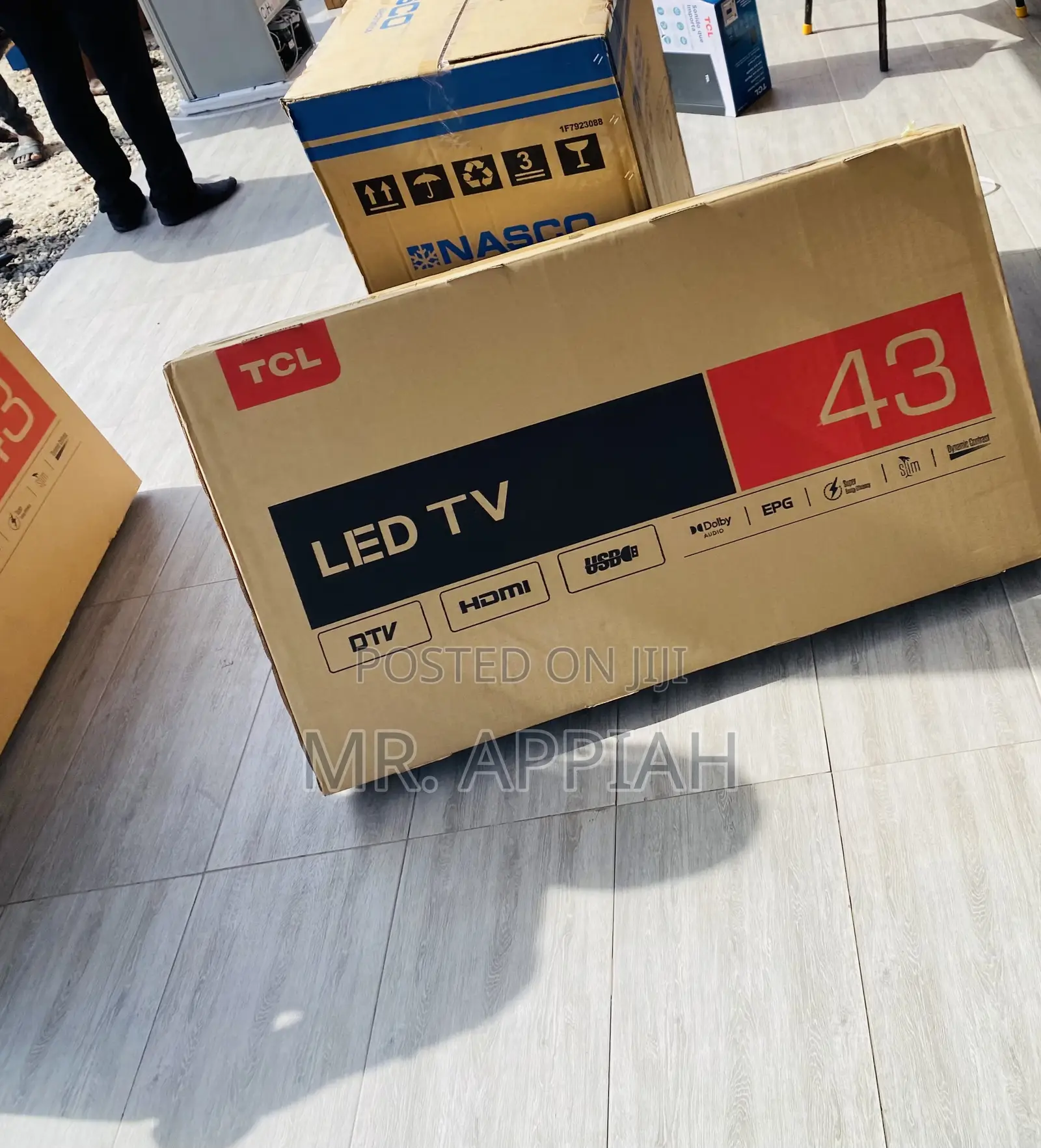 Well Design TCL 43D3200 43” FHD Digital Satellite Tv,Black
