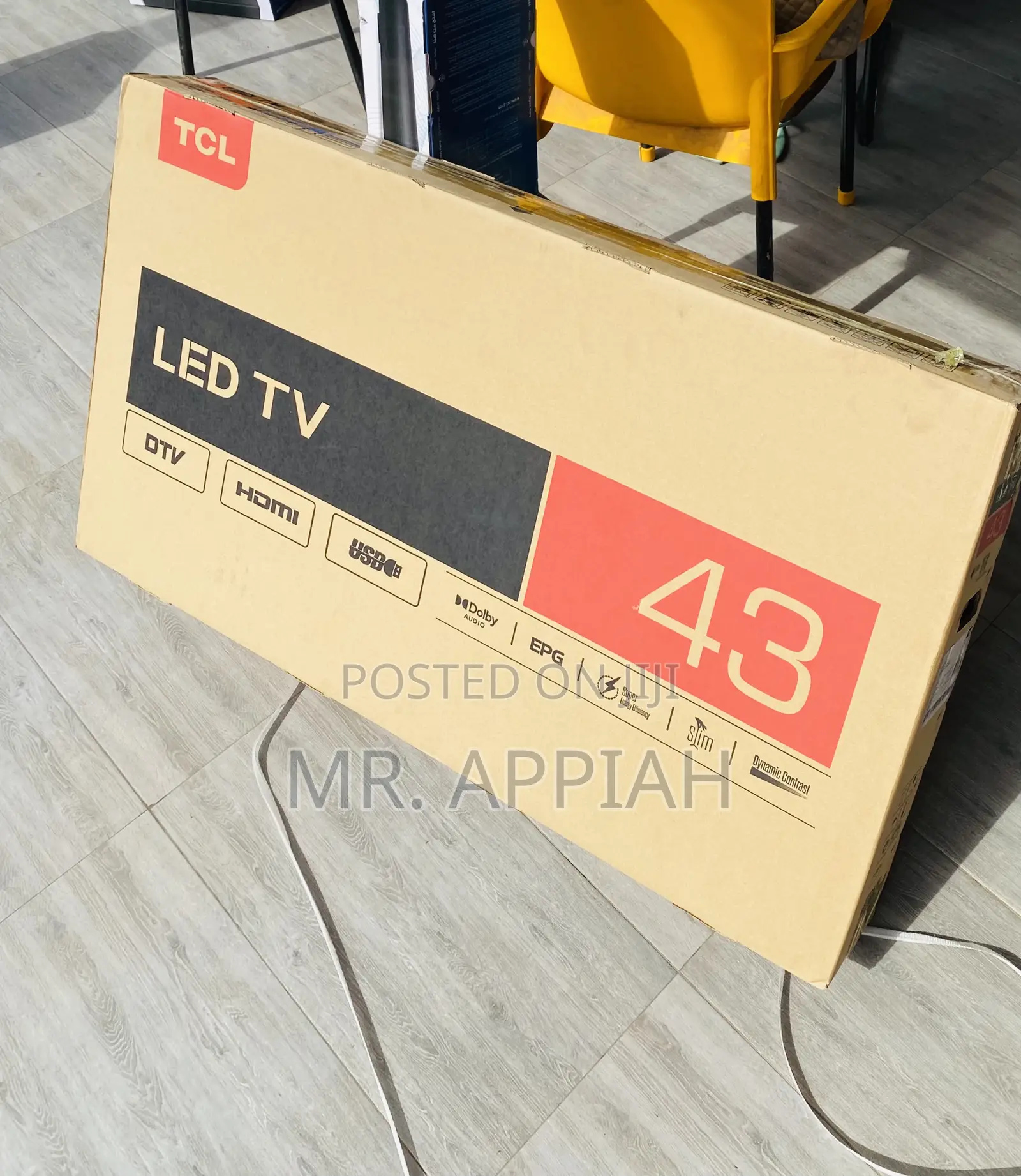 Latest and Affordable Tcl43D3200 43” FHD Satellite Tv,Black