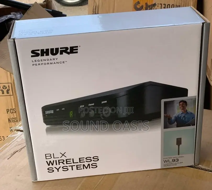 Shure BLX14/WL93 Head/Tie UHF Wireless Lapel Microphone