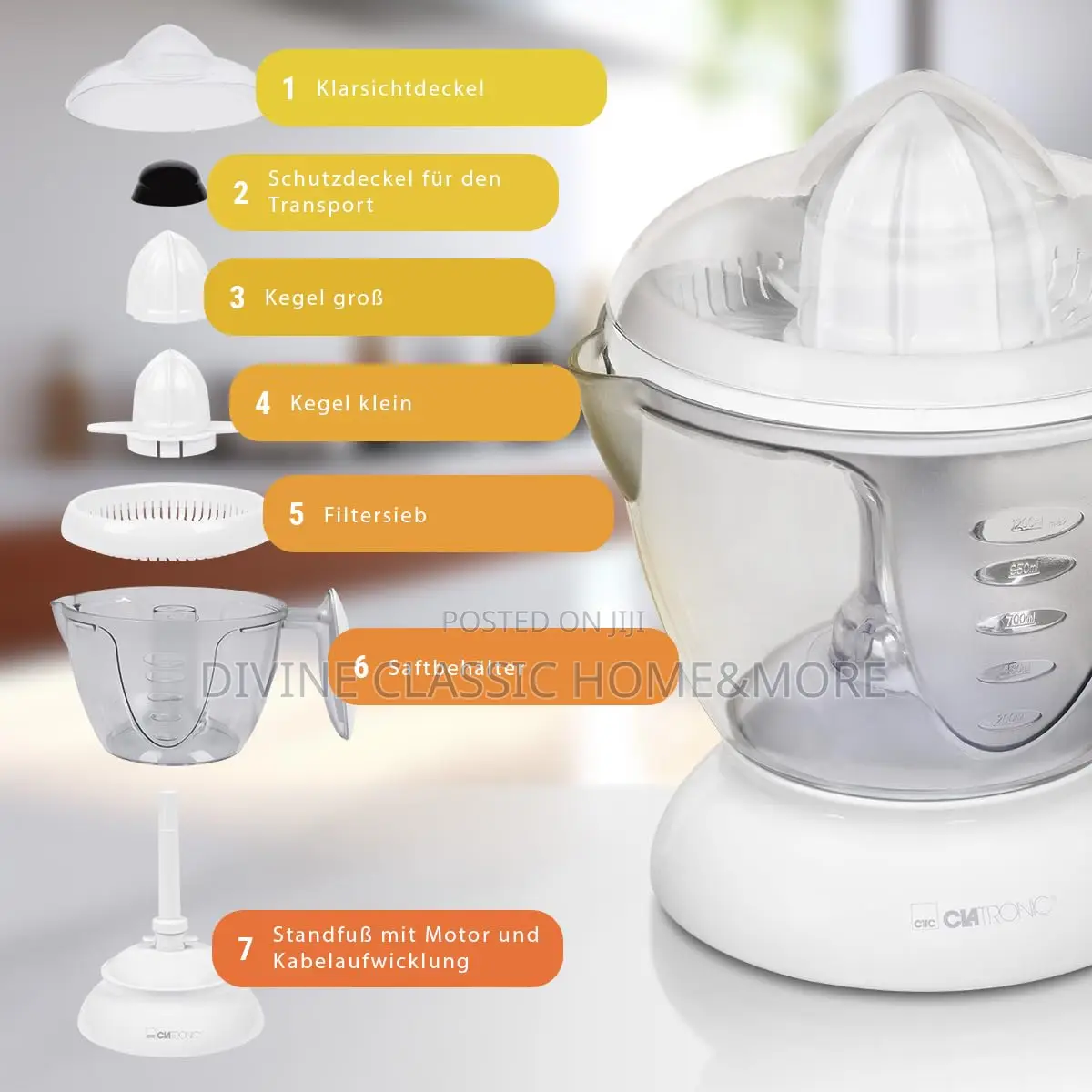 Clatronic Citrus Juicer