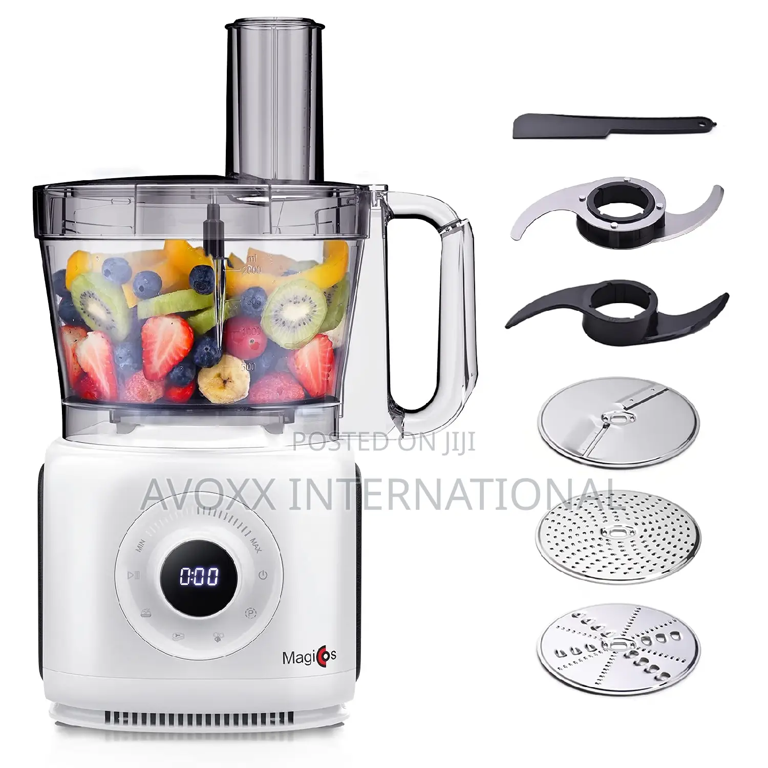 MAGICCOS New 7-in-1 Large Digital Food Processor/Fp416a
