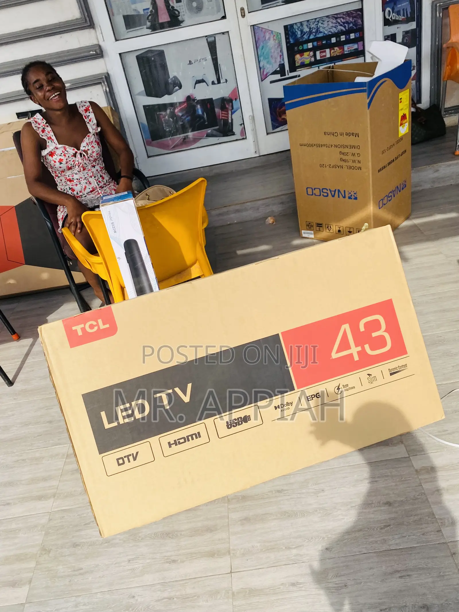 Original TCL 43d3200 43 Inch Full HD Android Led Tv,Black.