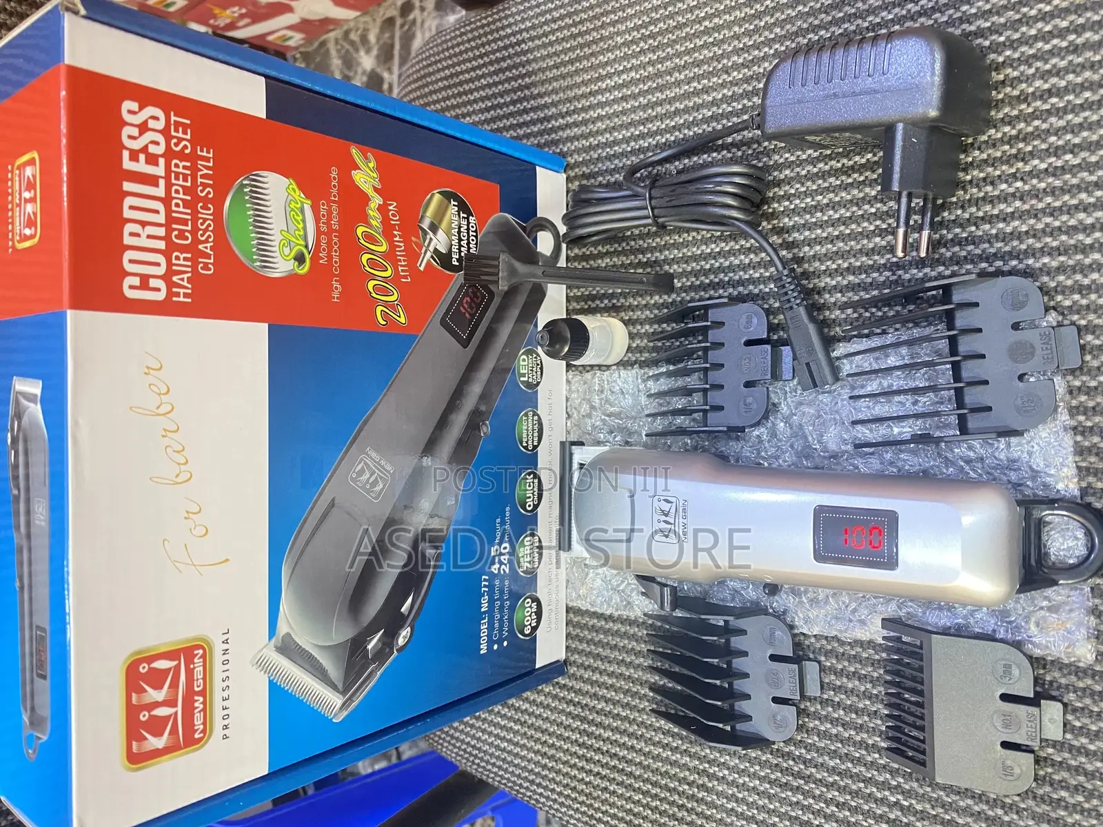 Professional Cordless Hair Clipper Kiki