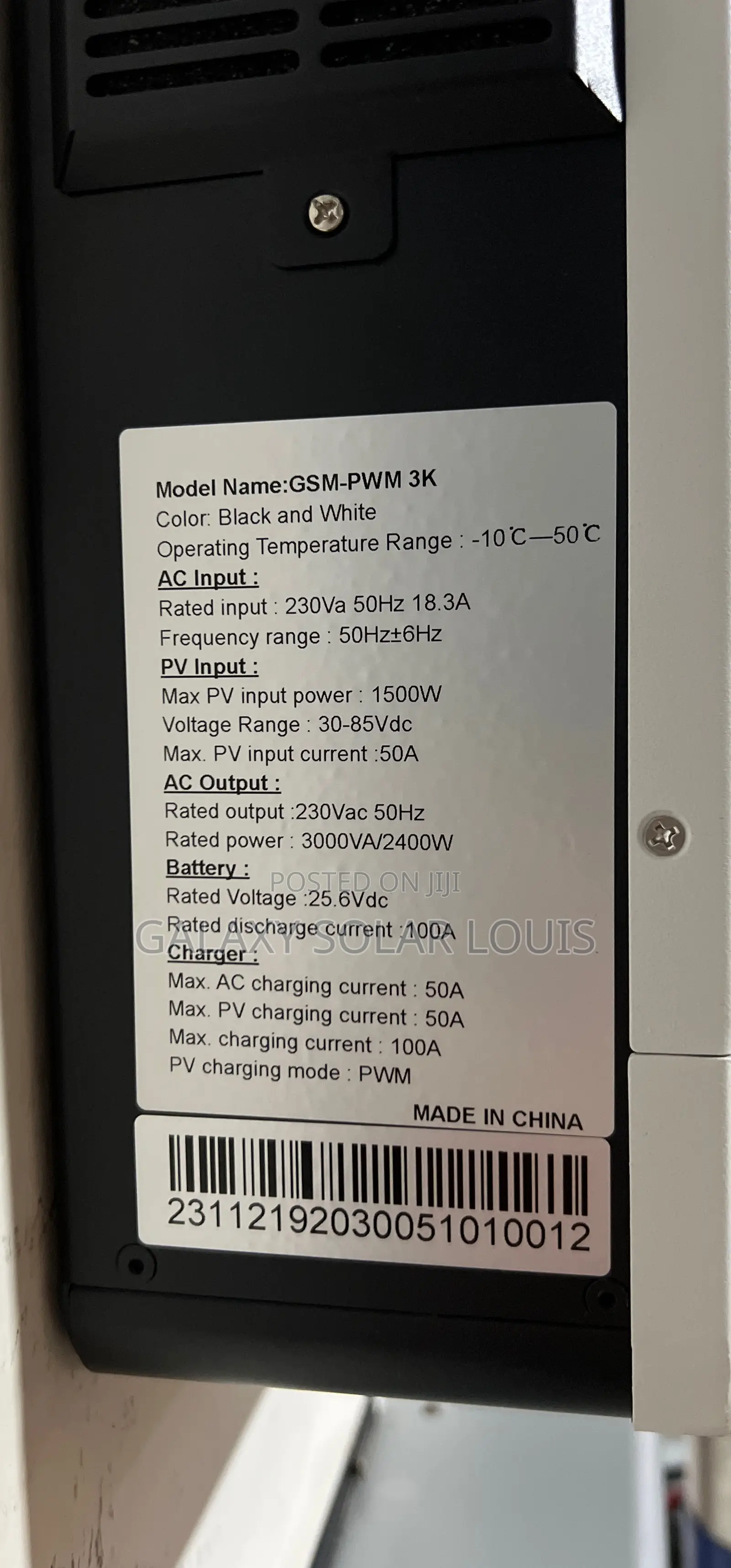 3KW 24V Hybrid Inverter