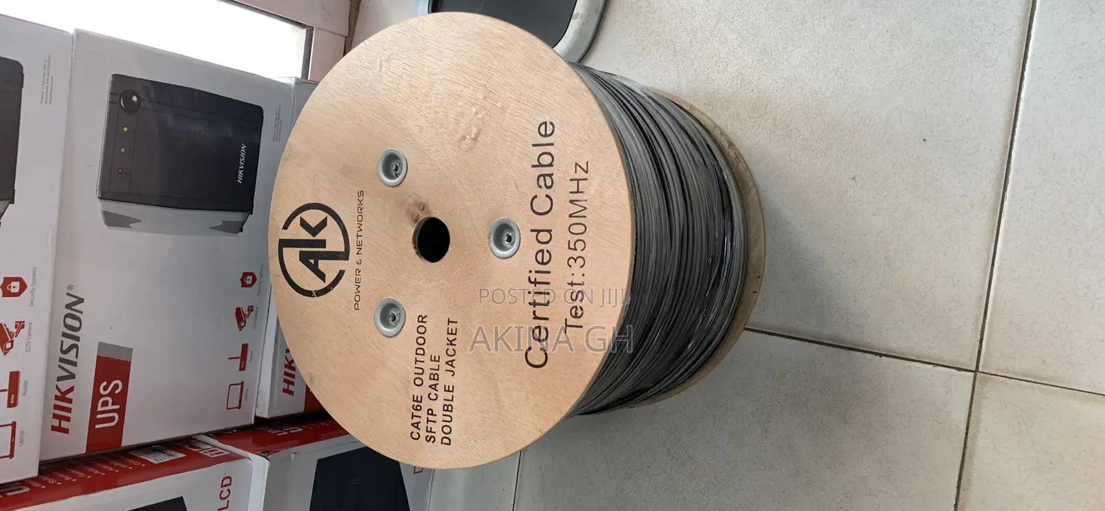 Ak High Quality Cat 6 Outdoor SFTP Networking Cable 305m