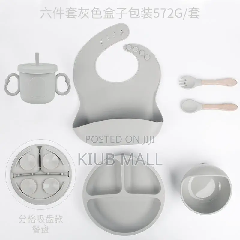 Baby Silicon Feeding Set