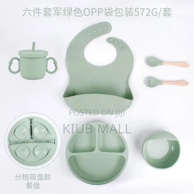 Baby Silicon Feeding Set