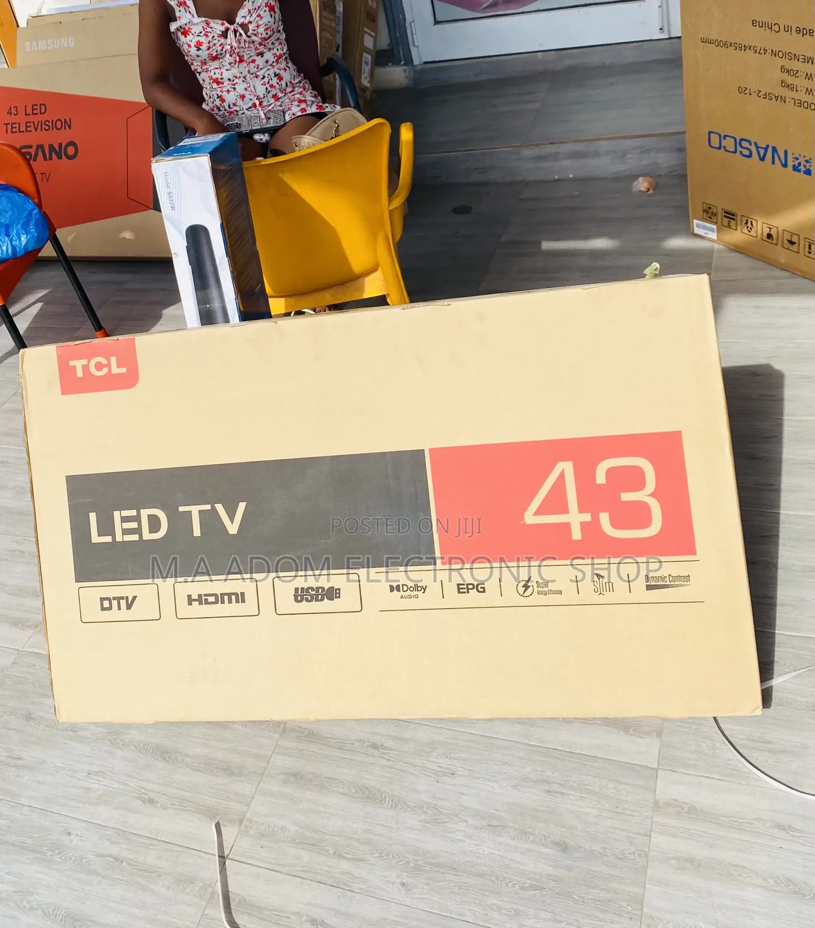 High Quality TCL 43d3200 43” Full HD Digital Satellite Tv.