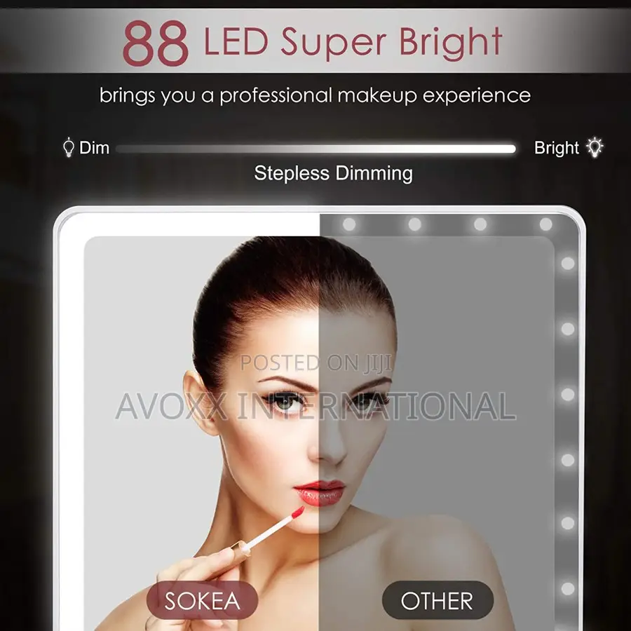 Sokea Vanity Mirror W/88 LED Lights Magnification