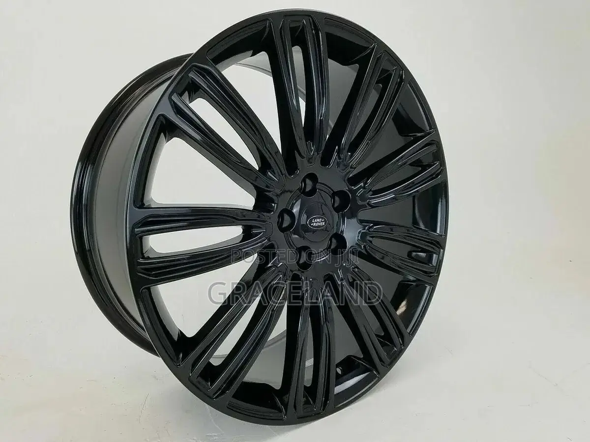 This Is Original Rang Rover Sport HSE Rims 22 Mat Black