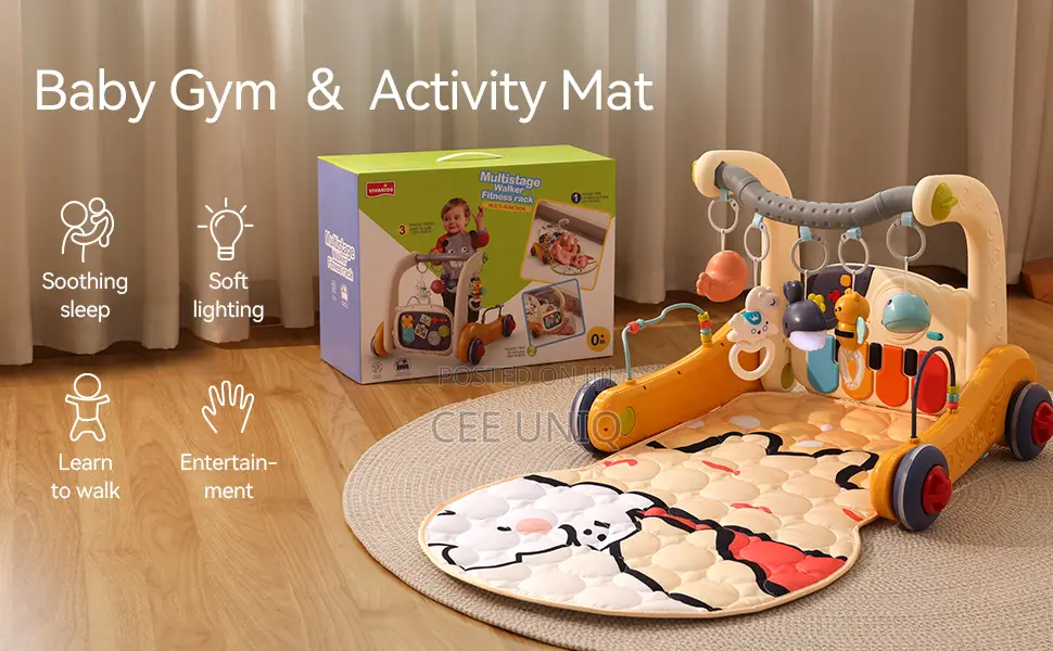Multistage Walker and Fitness Mat