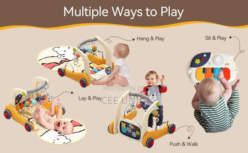 Multistage Walker and Fitness Mat