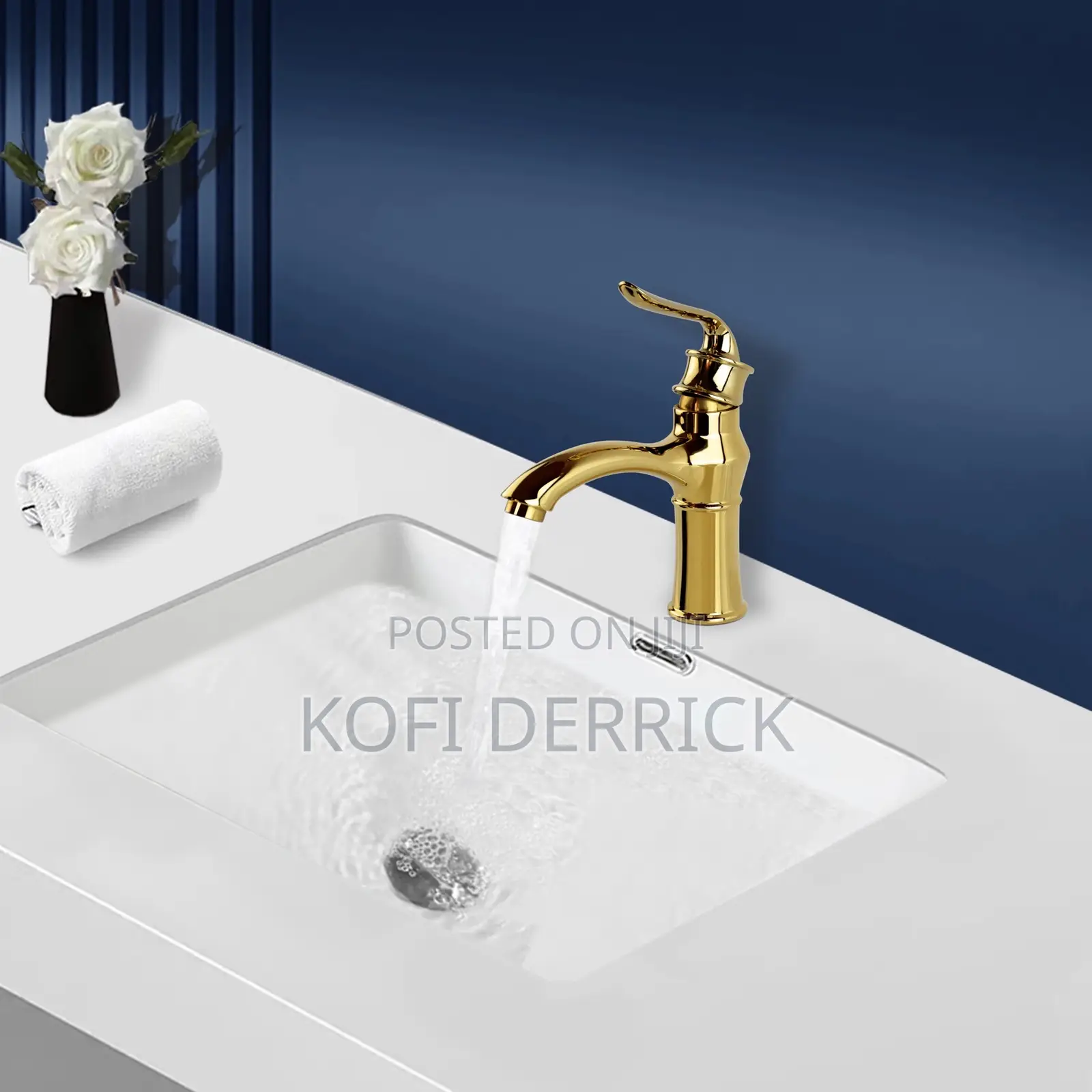 Gold Faucet - Basin Tap