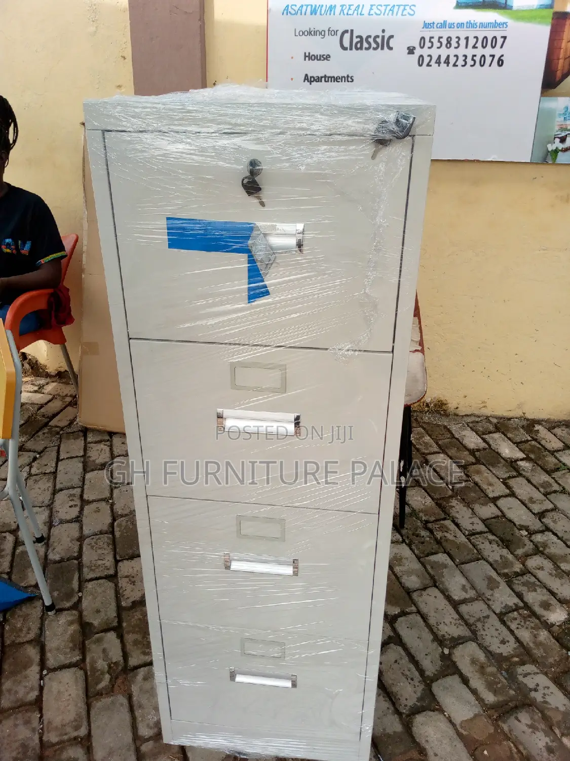 Metal Cabinet With Safe