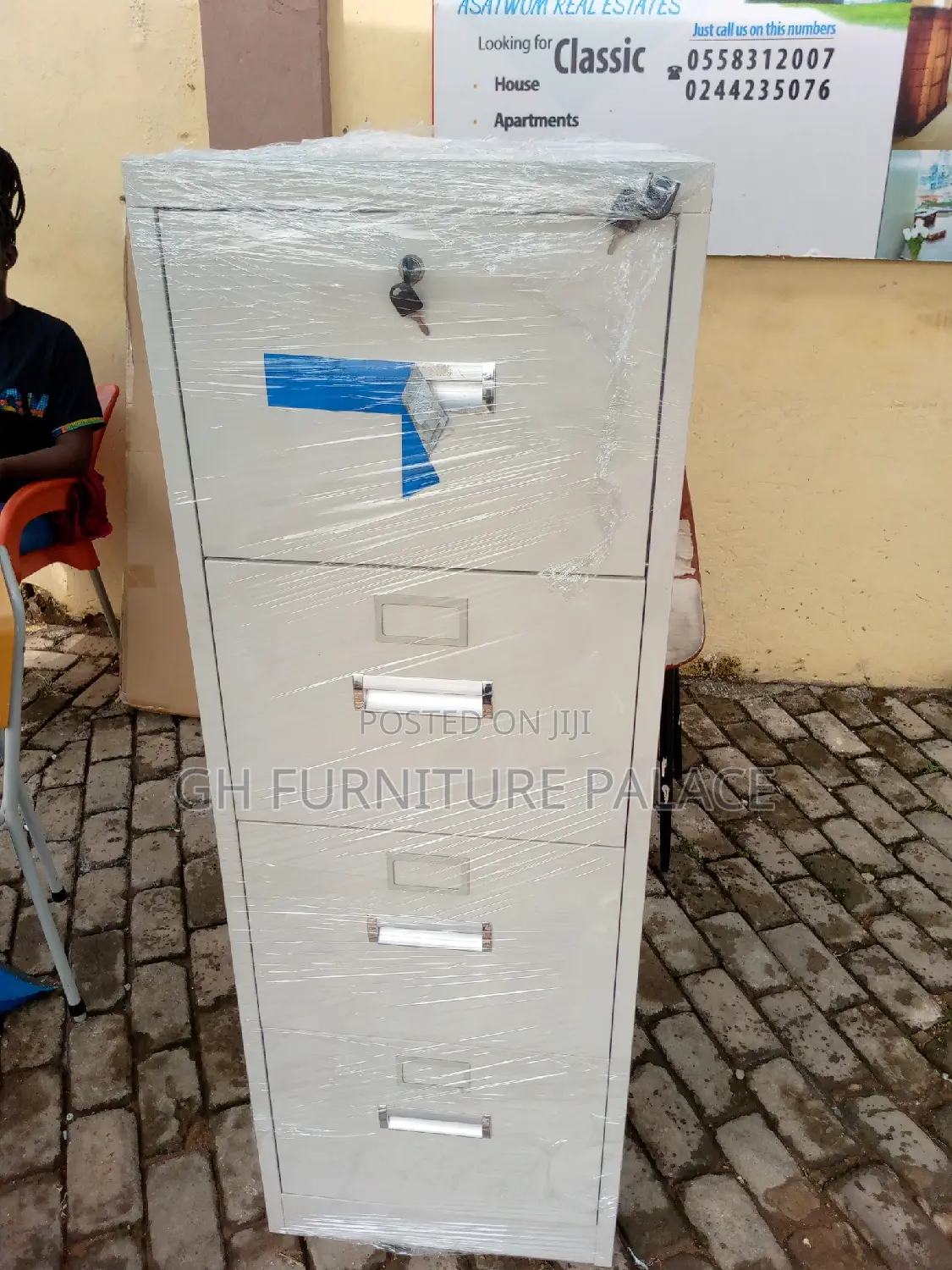 Metal Cabinet With Safe
