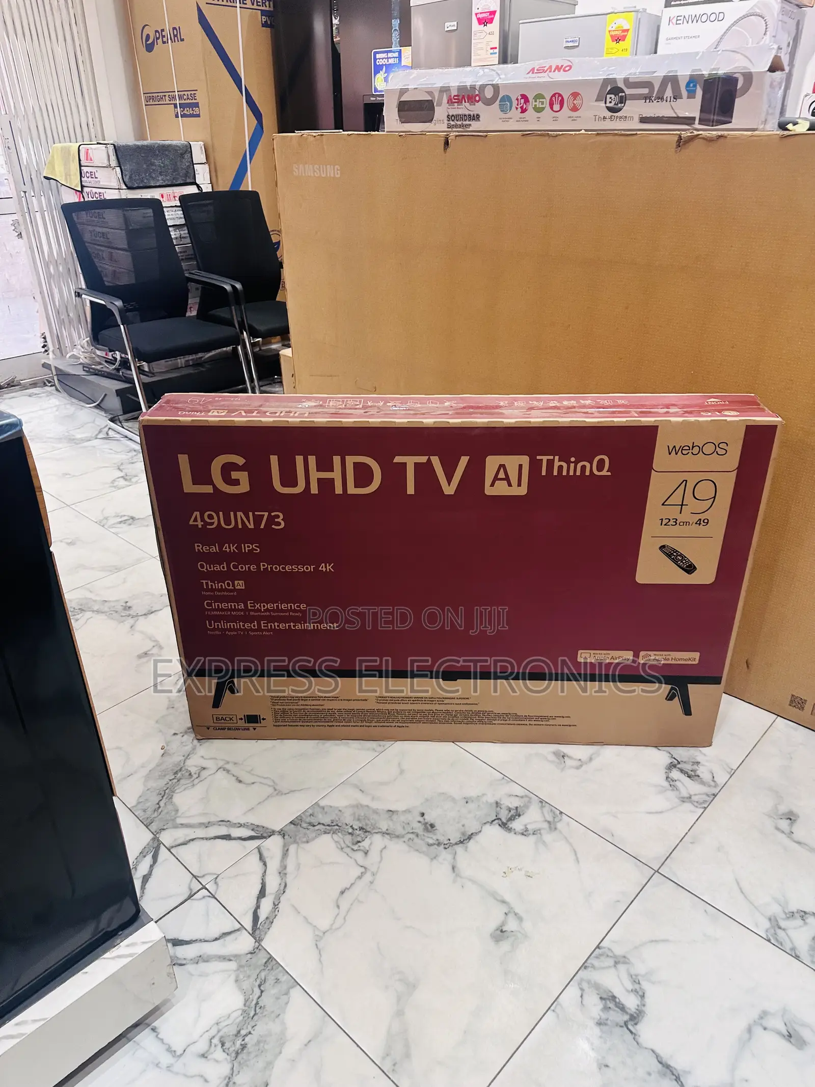 View the Best Slim UHD Smart LG 49”UN7340