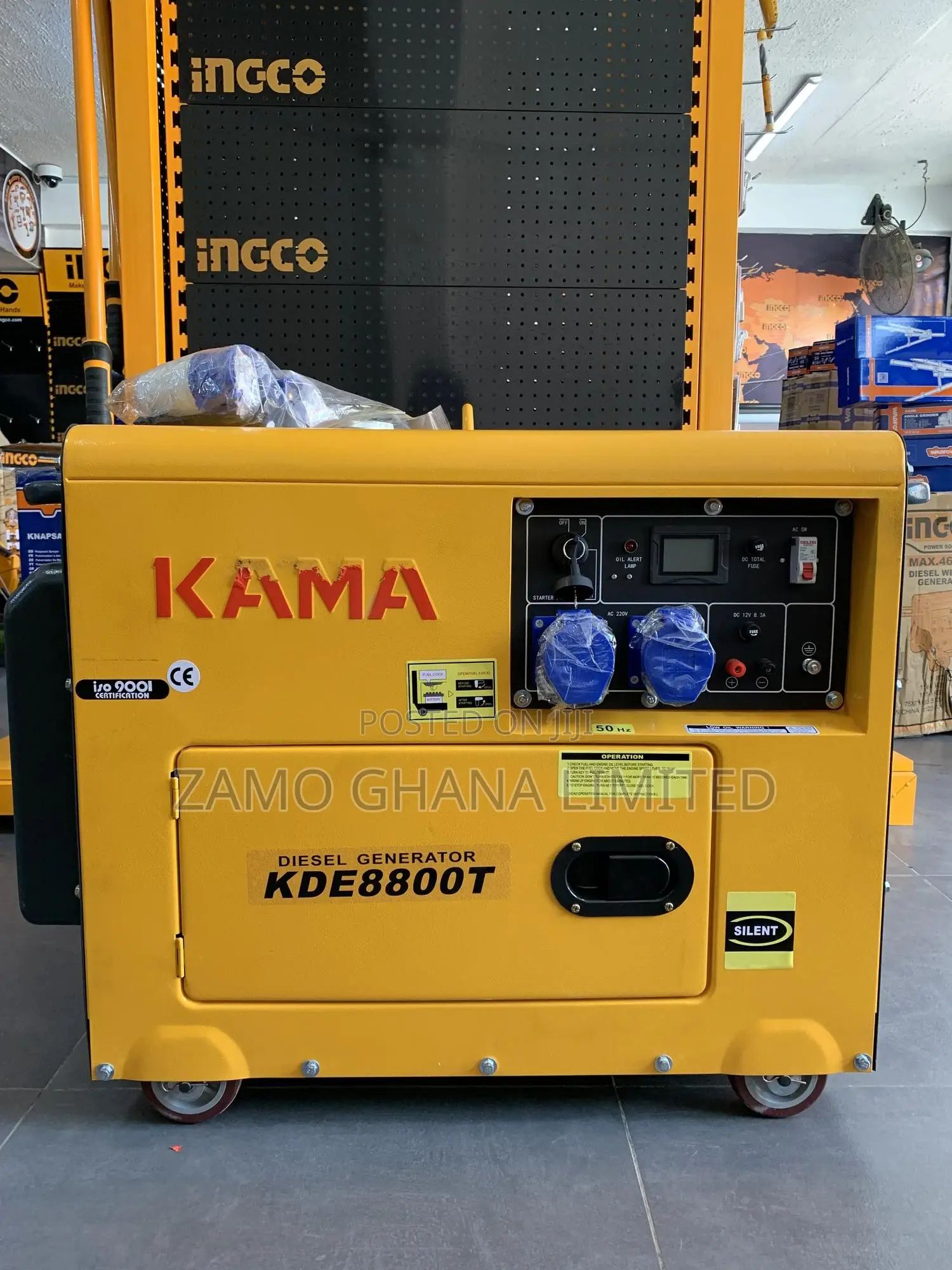 KAMA Diesel Generator (Silent) 7.0KVA # KDE8800T