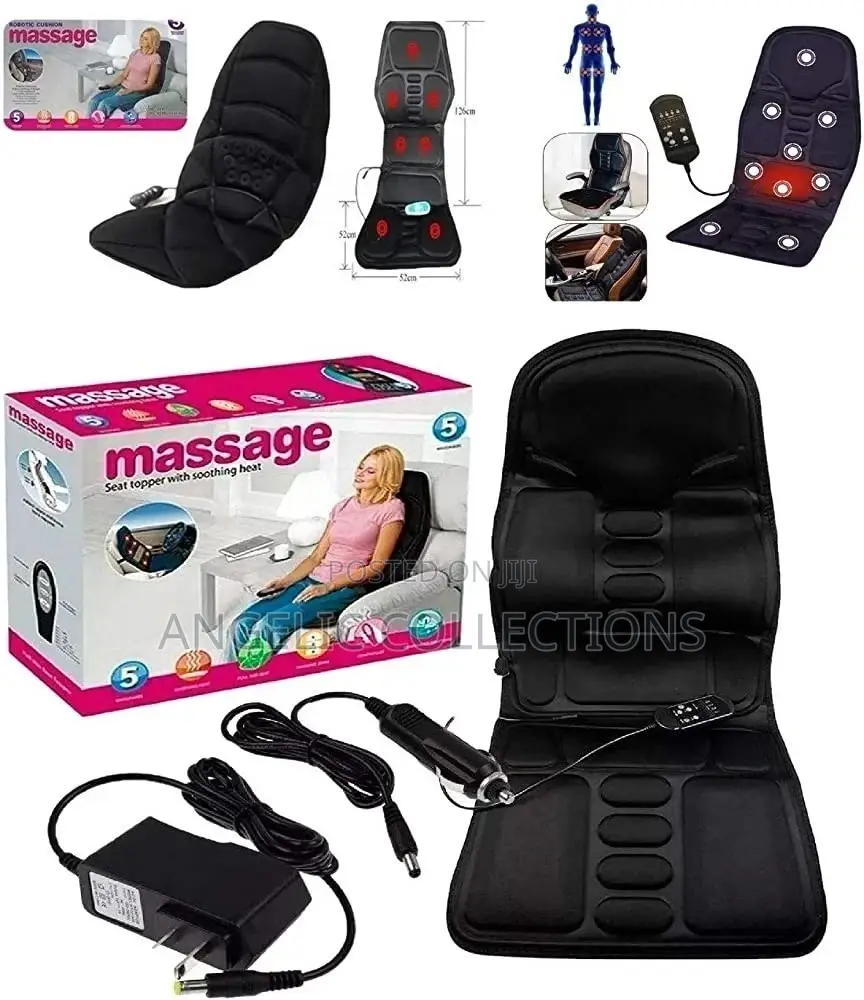 Robotics Cushion Massage Seat Topper With Smoothing Heat