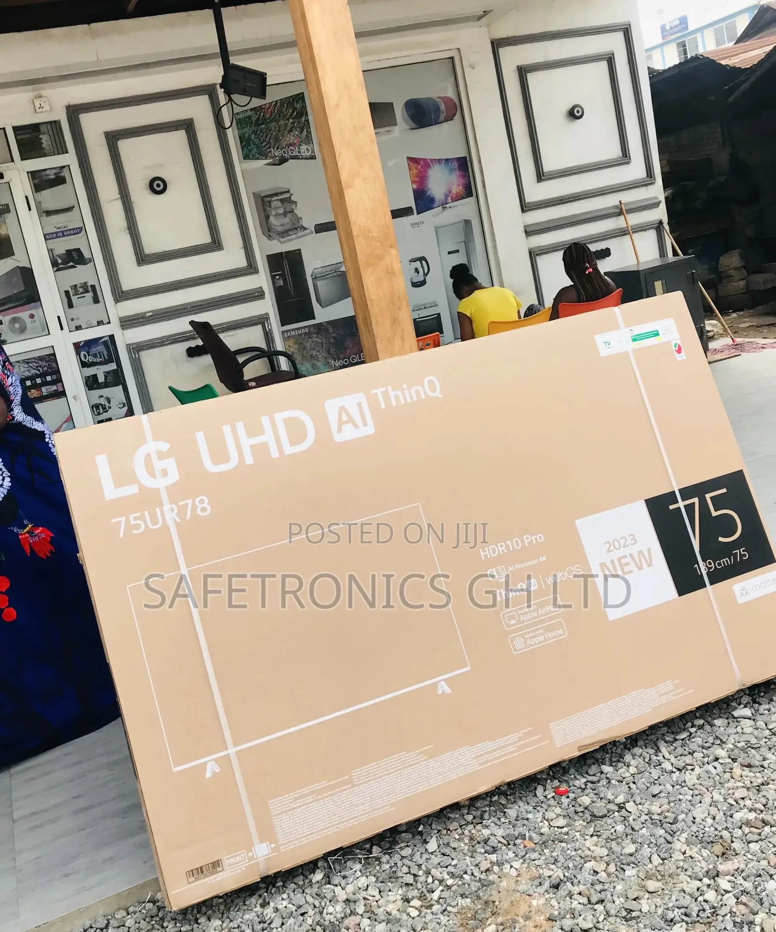 Lg Smart Uhd Black Electric Glossy Led Ur78 75 Inches Tv