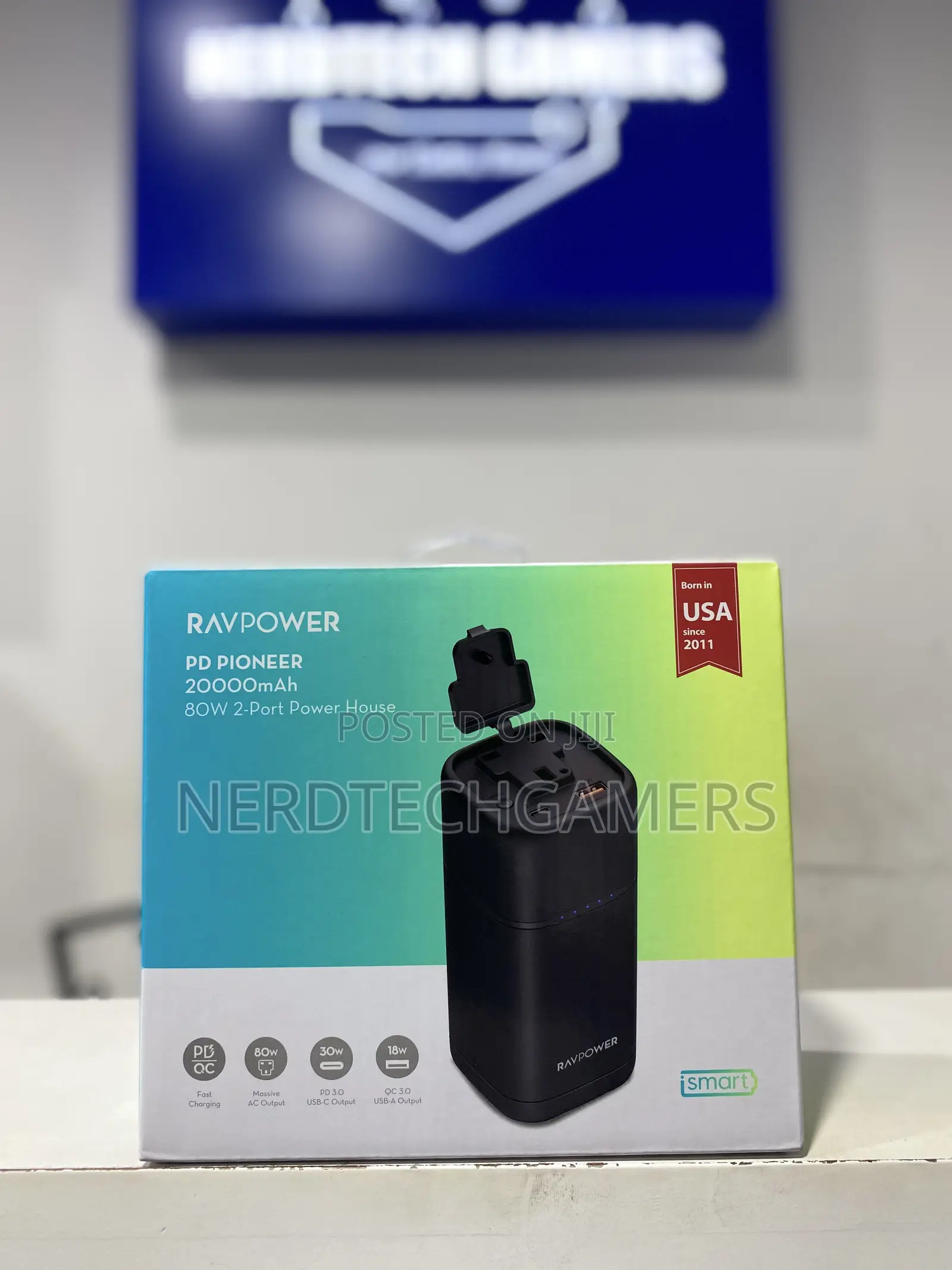 RAVPOWER 20,000mah 80W 2 Port Power Port