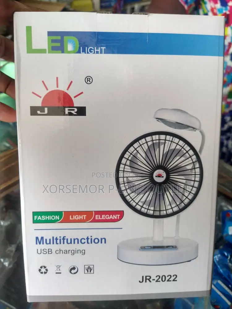 Charge Fan With Led Light