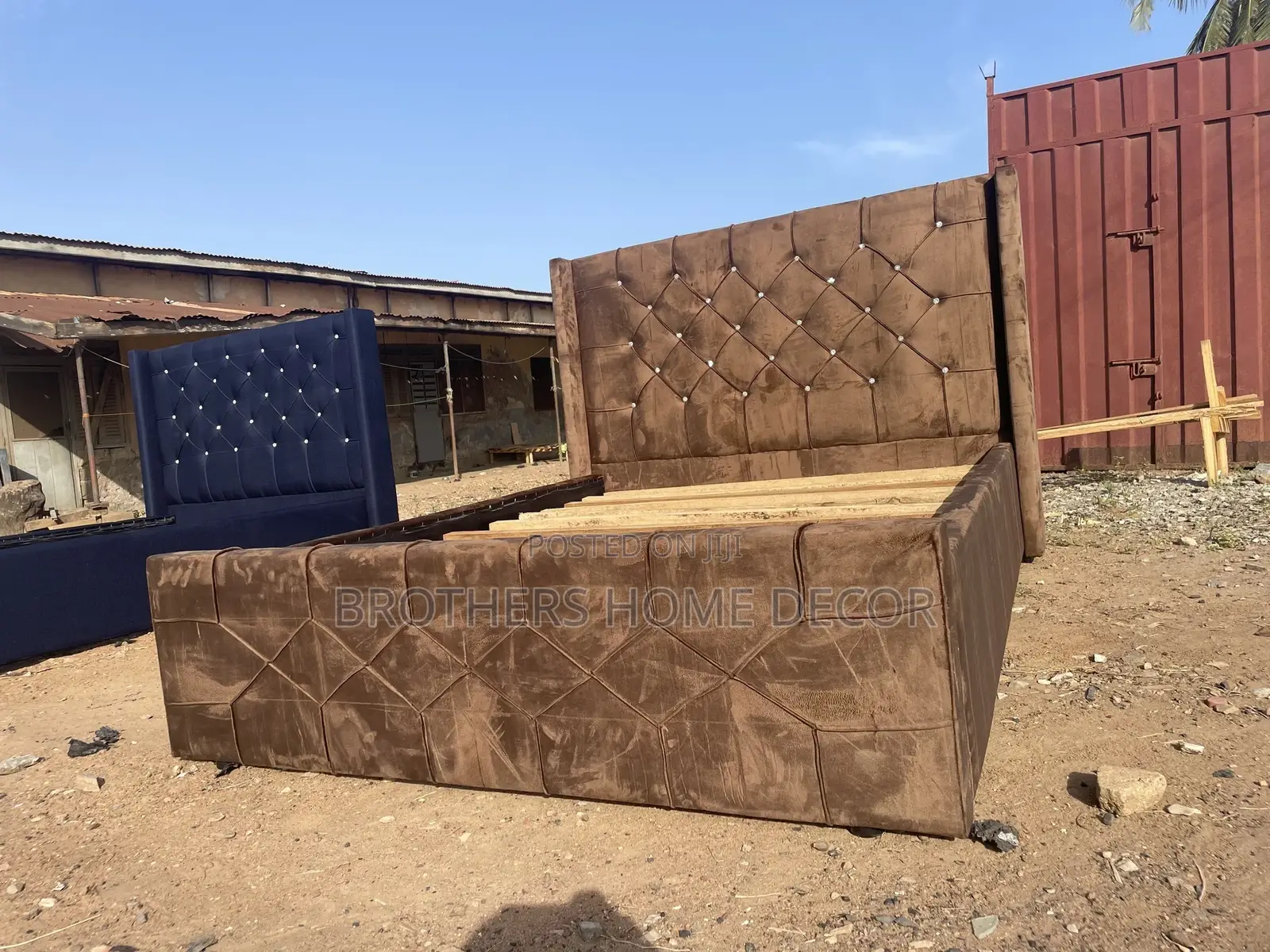 Foreign Double 60x80 Bedframe (Brown Color)