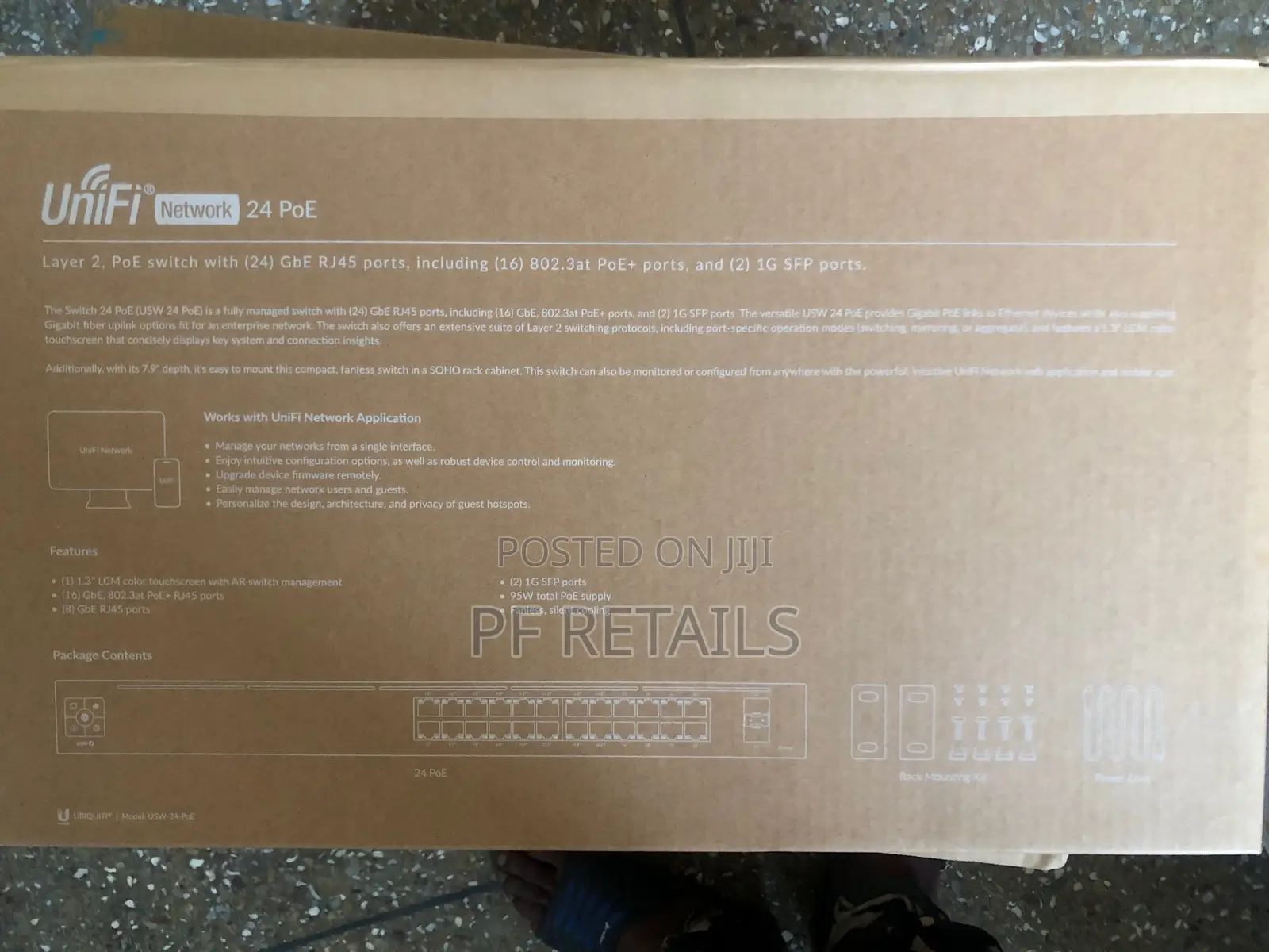 Ubiquiti 24 Port Poe Switch