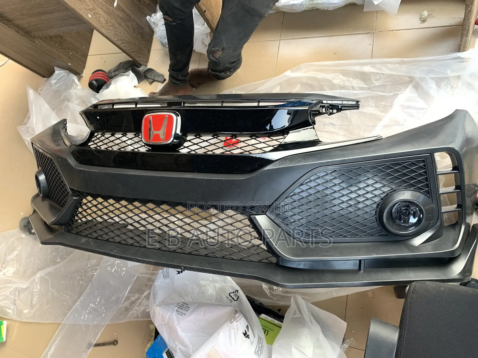 Civic 2017/2018 Front Bumper Complete Liftback